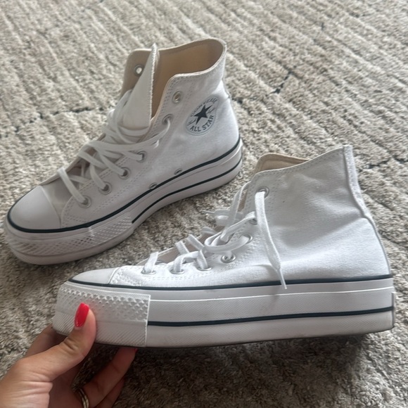 Converse Shoes - Converse All Star White High-Tops